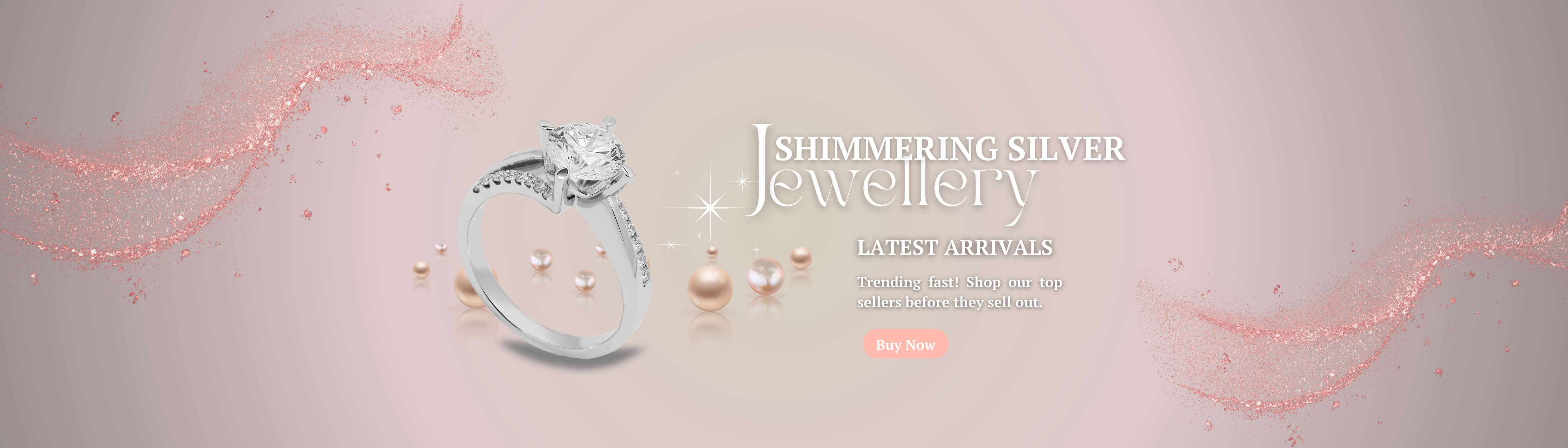 Peach Rose Gold Modern Jewelry Facebook Ad (1)